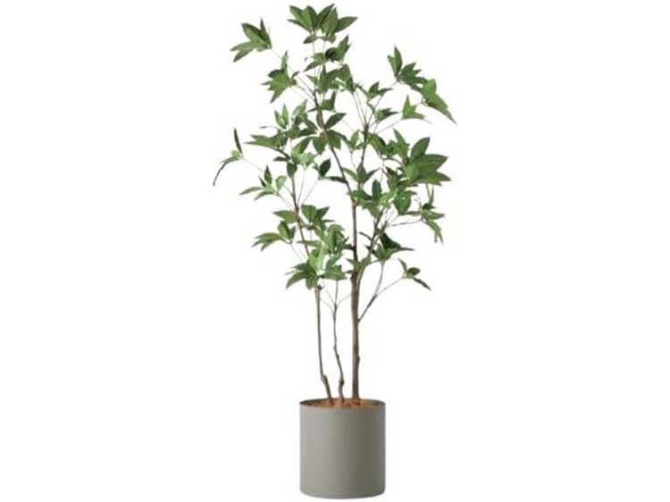 Art Plants with Steel pot (Used) 　